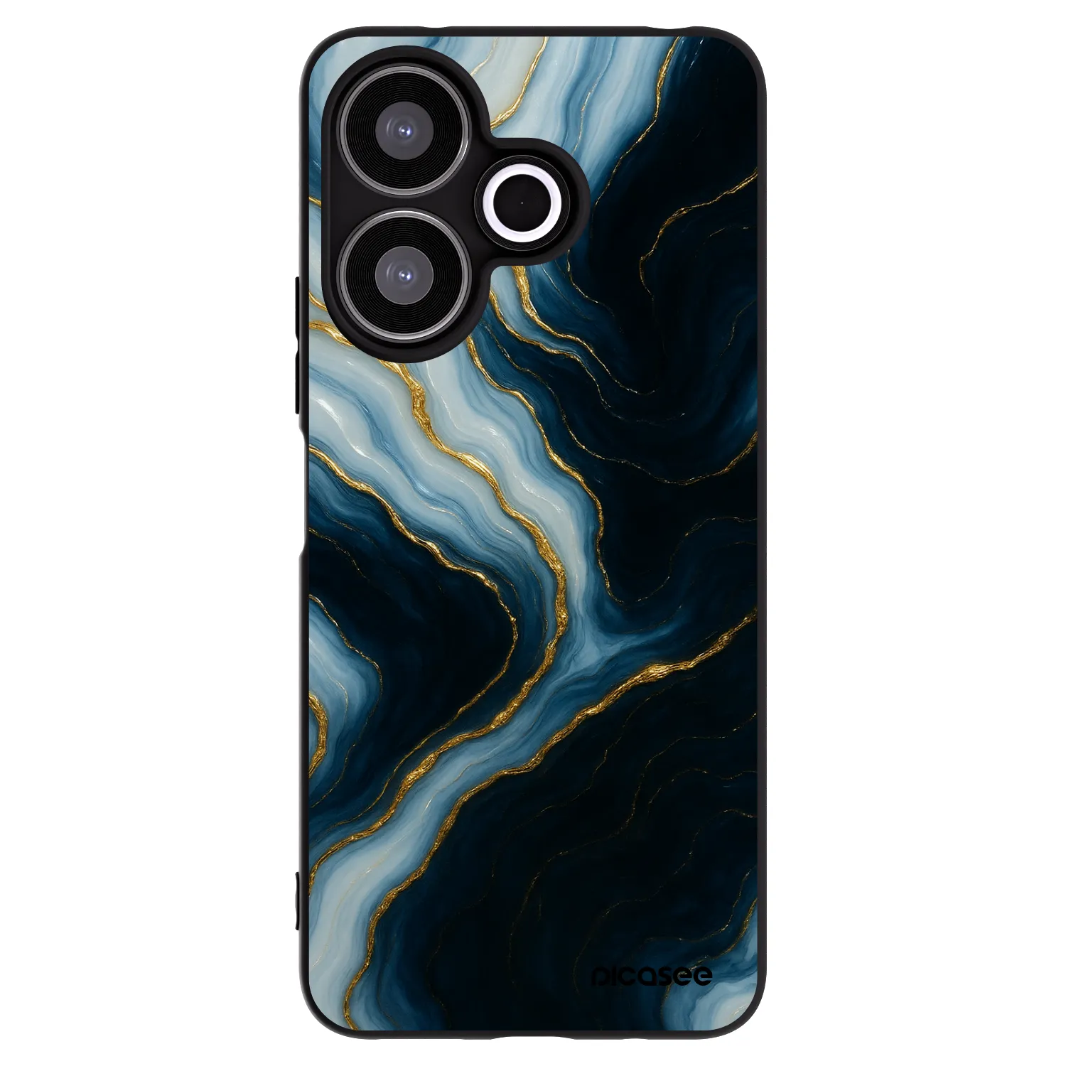 Picasee silikonový černý obal pro Xiaomi Redmi 13 4G - Luna