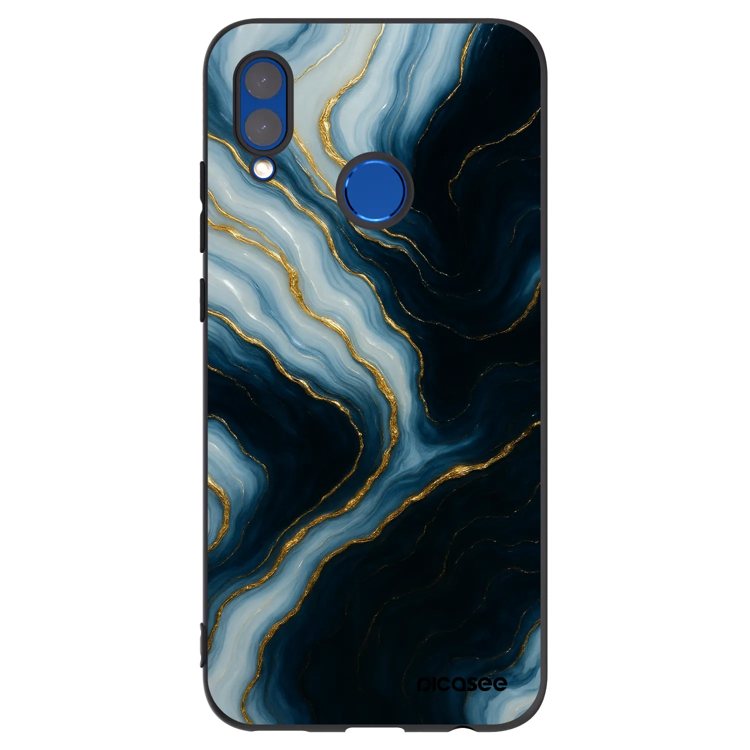 Picasee silikonový černý obal pro Huawei P Smart 2019 - Luna