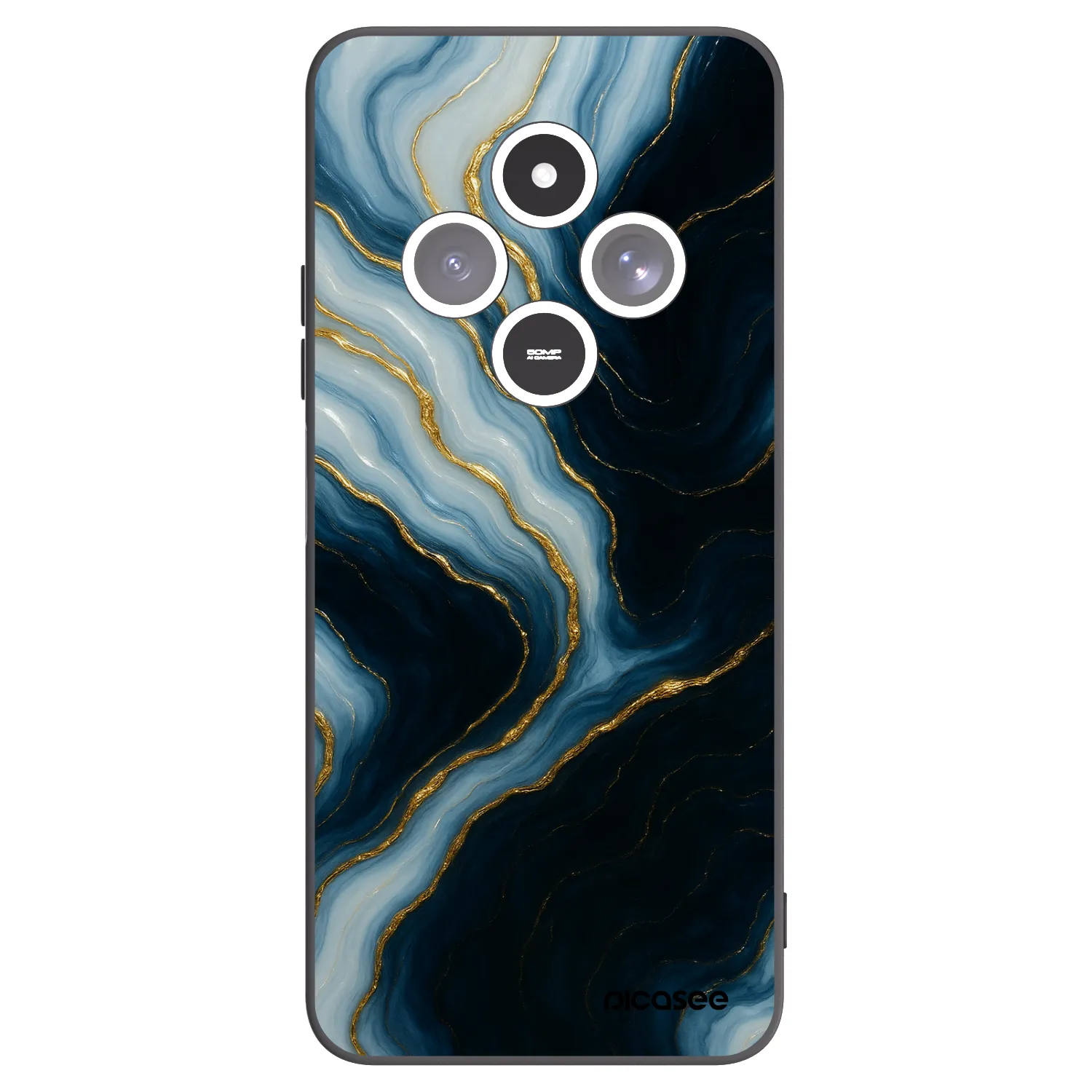 Picasee silikonový černý obal pro Xiaomi Redmi 14C - Luna