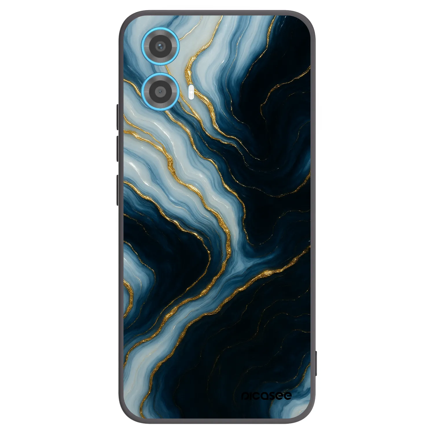 Picasee silikonový černý obal pro Motorola Moto G34 5G - Luna