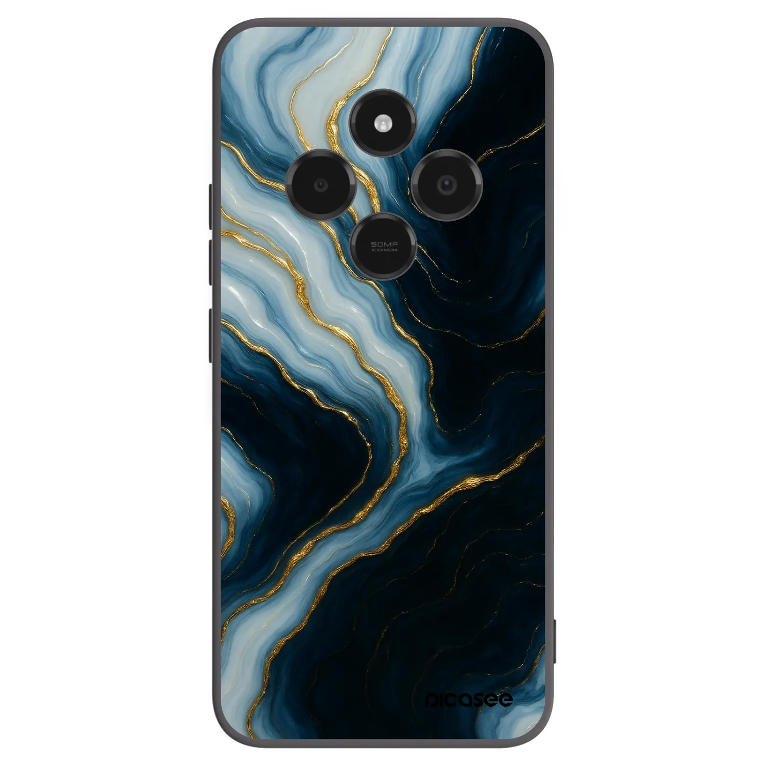Picasee silikonový černý obal pro Xiaomi Poco C75 - Luna