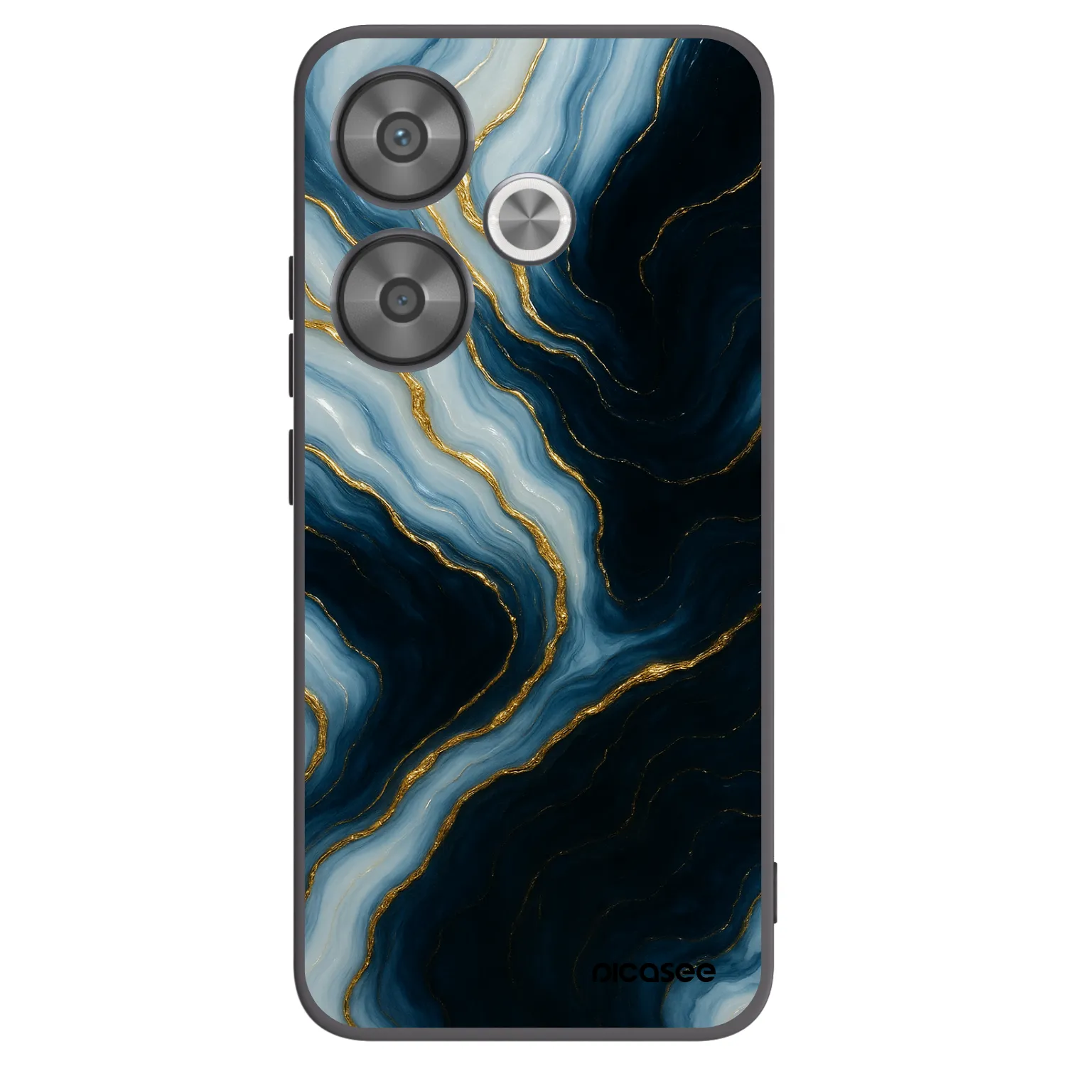 Picasee silikonový černý obal pro Xiaomi Poco F6 - Luna