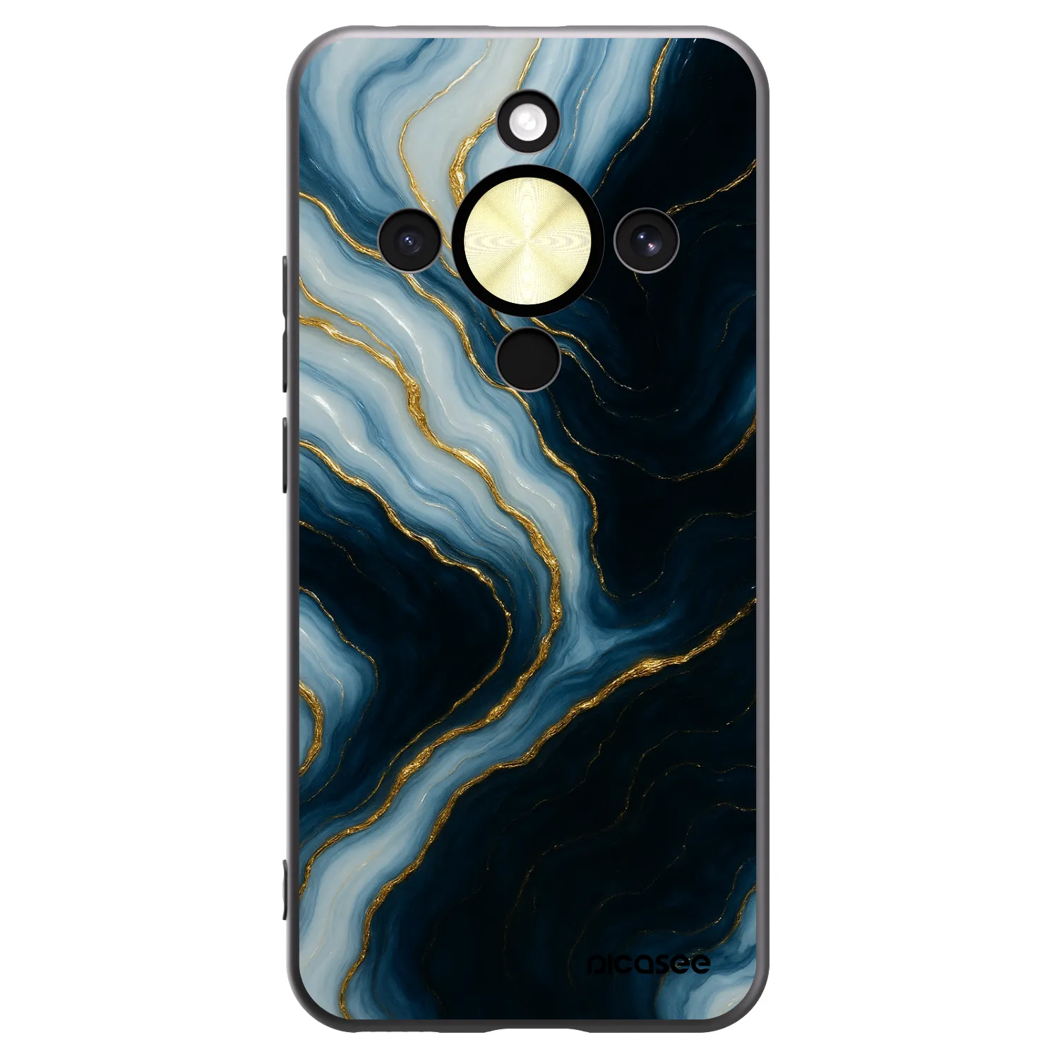Picasee silikonový černý obal pro Honor Magic8 Lite 5G - Luna