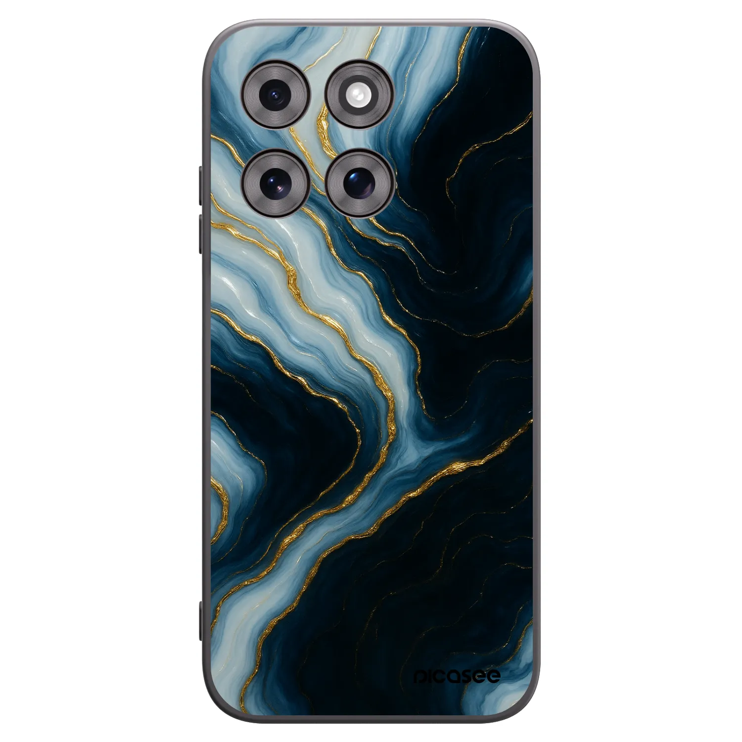 Picasee silikonový černý obal pro Motorola Moto G77 - Luna