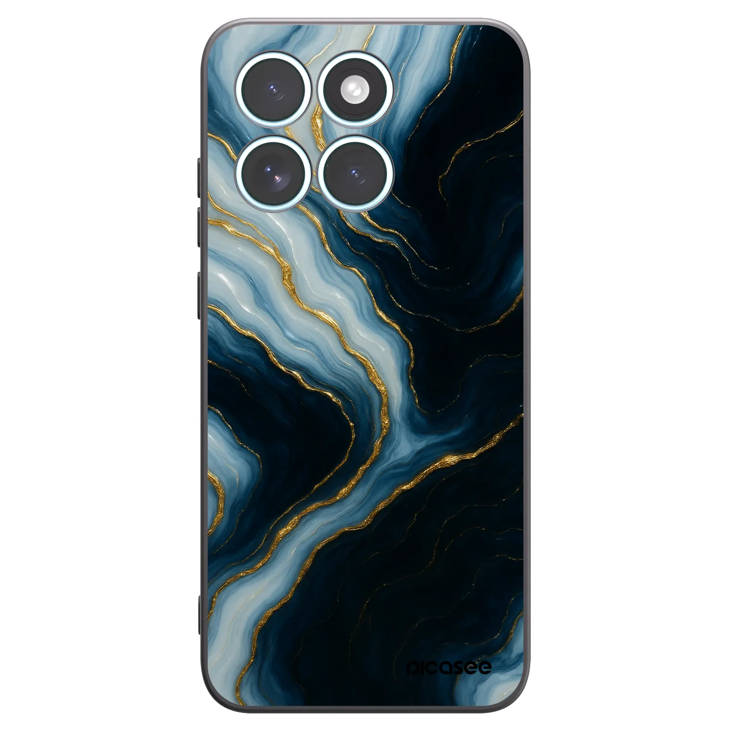 Picasee silikonový černý obal pro Motorola Edge 70 Fusion - Luna