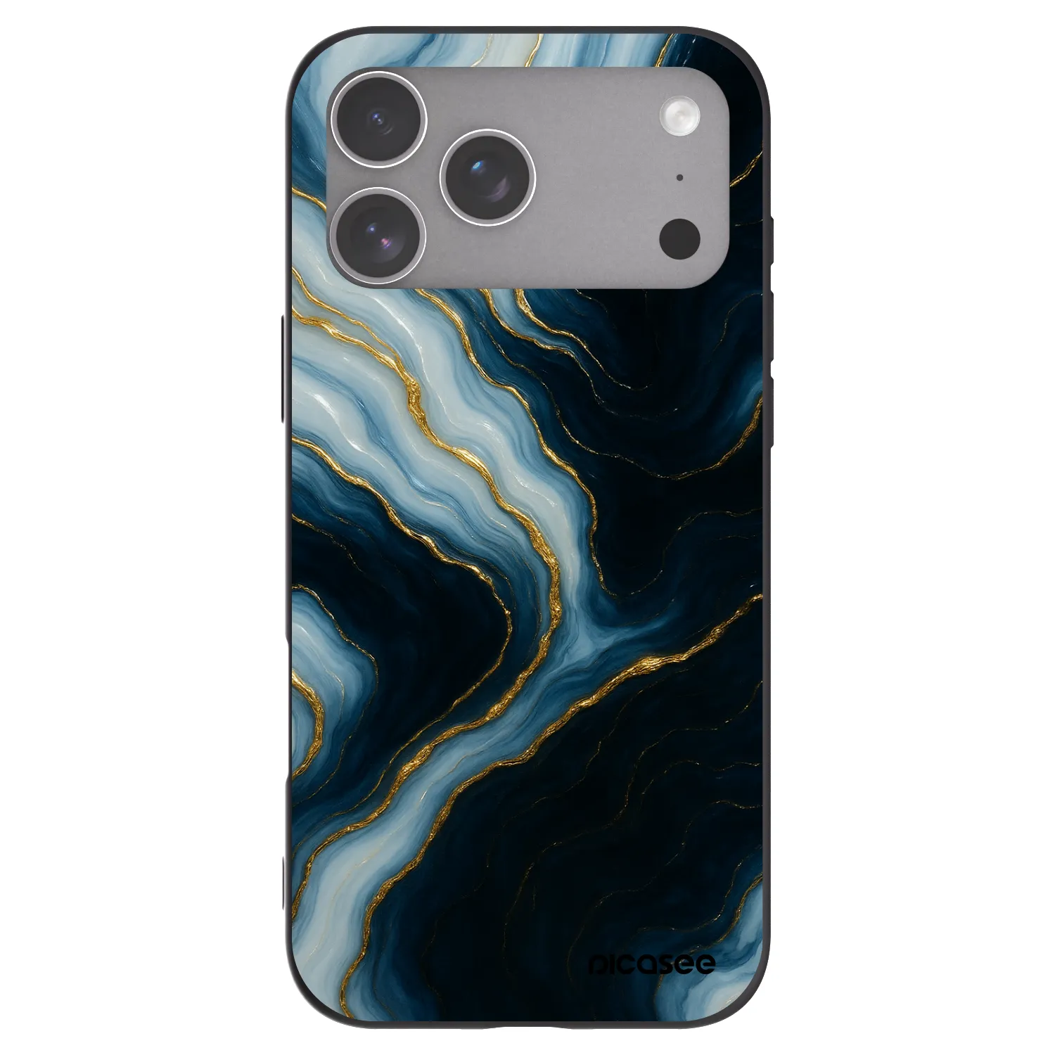 Picasee silikonový černý obal pro Apple iPhone 18 Pro Max - Luna