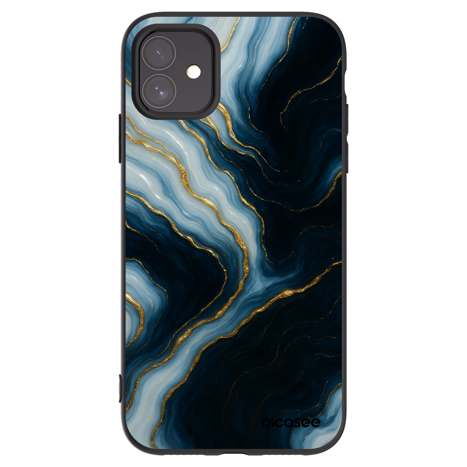 Picasee silikonový černý obal pro Apple iPhone 11 - Luna