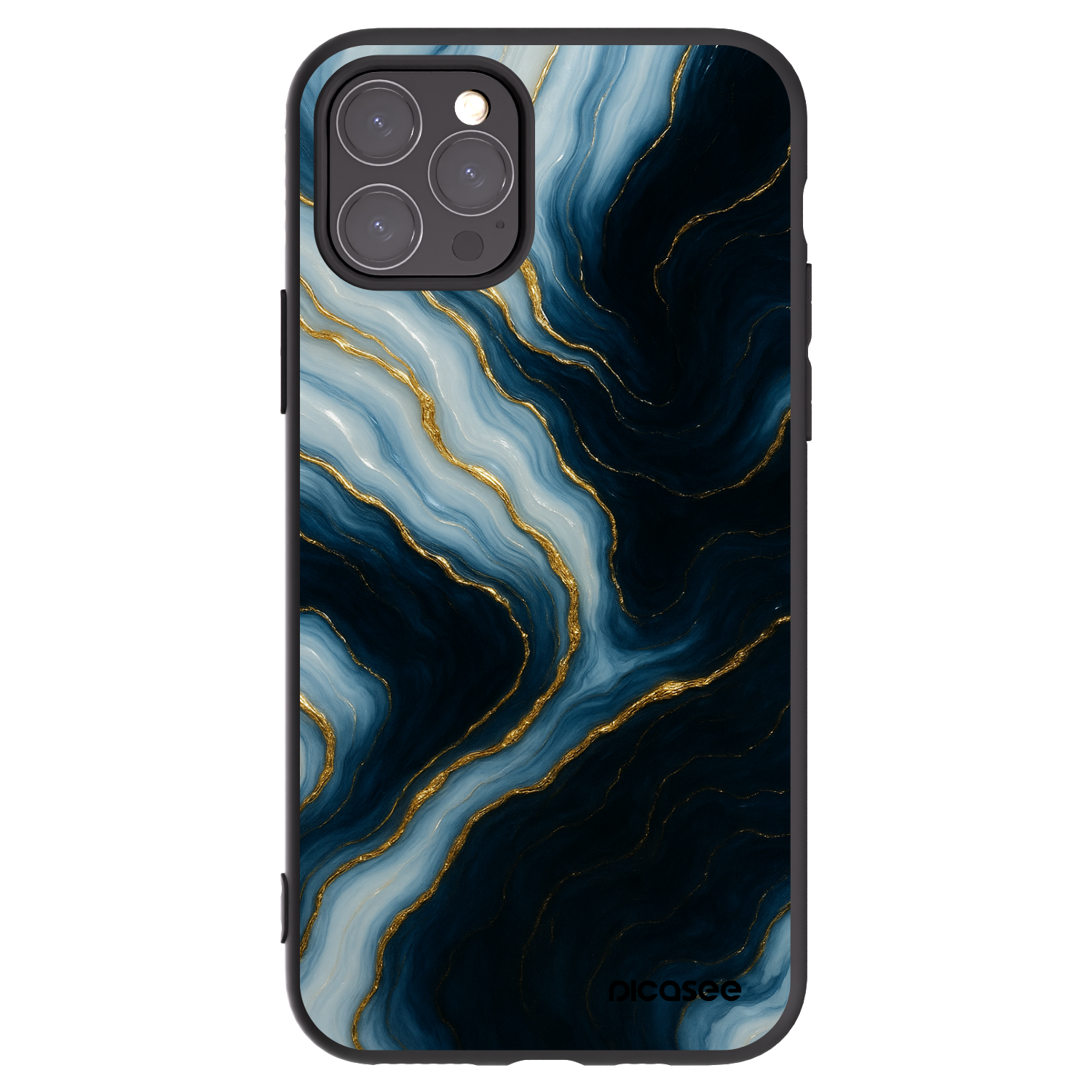 Picasee silikonový černý obal pro Apple iPhone 11 Pro - Luna