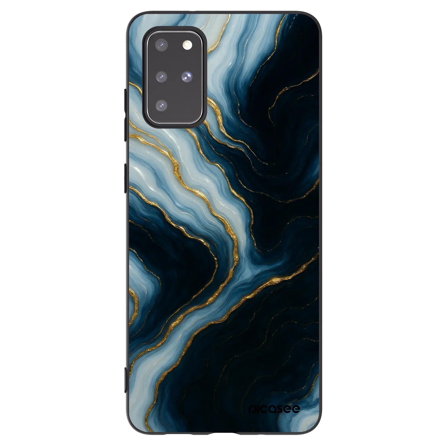 Picasee silikonový černý obal pro Samsung Galaxy S20+ G985F - Luna