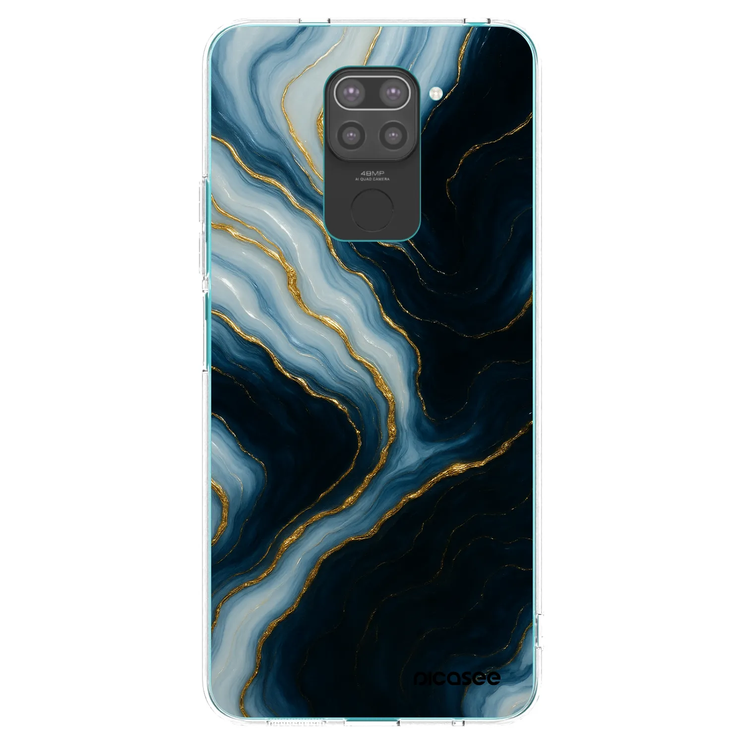 Picasee silikonový černý obal pro Xiaomi Redmi Note 9 - Luna