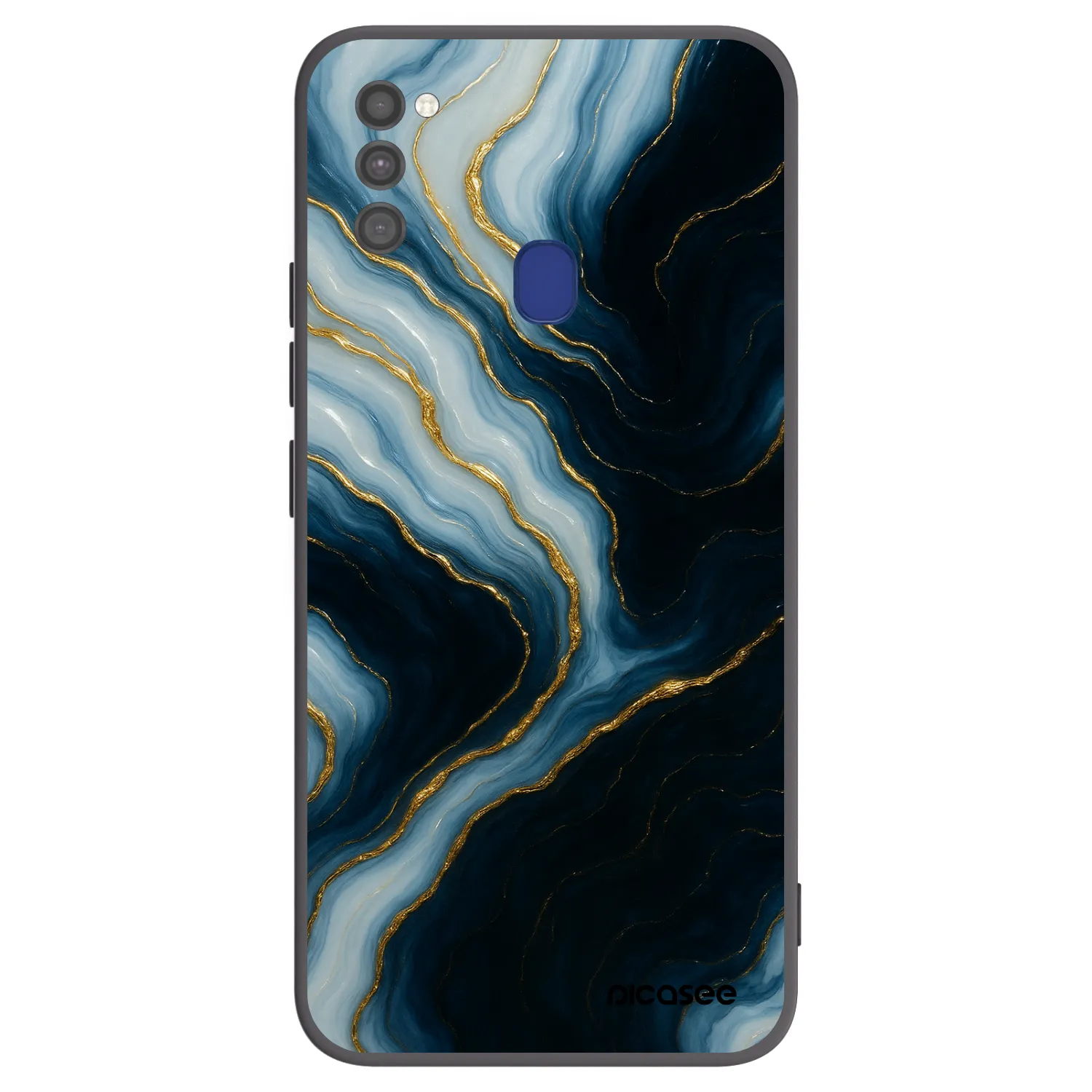 Picasee silikonový černý obal pro Samsung Galaxy M21 M215F - Luna