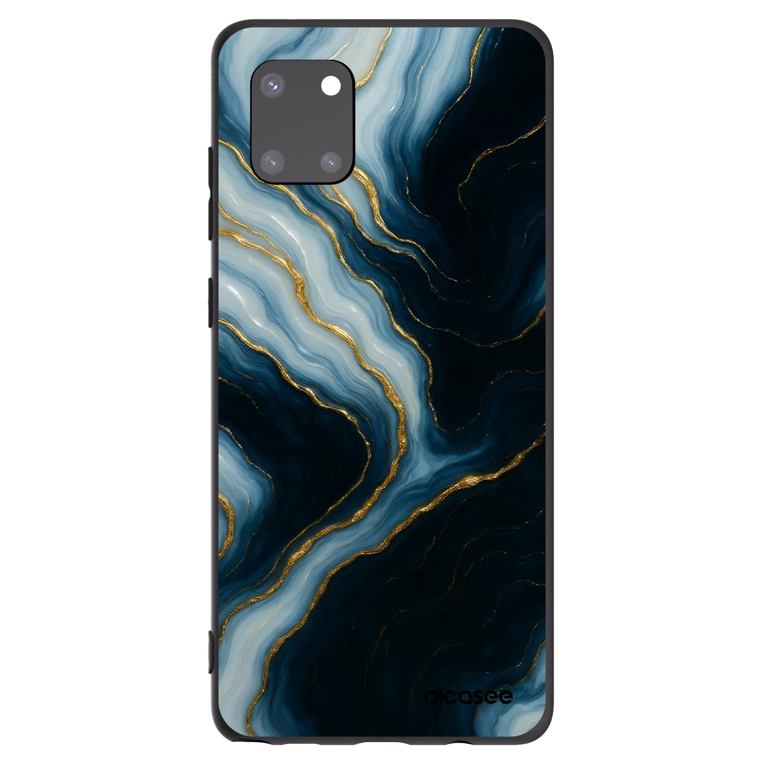 Picasee silikonový černý obal pro Samsung Galaxy Note 10 Lite N770F - Luna