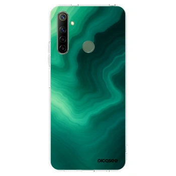 Picasee silikonový průhledný obal pro Realme 6i - Malachite