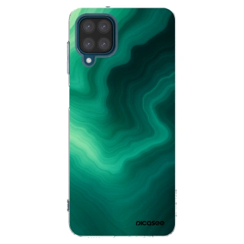 Picasee silikonový průhledný obal pro Samsung Galaxy A12 A125F - Malachite