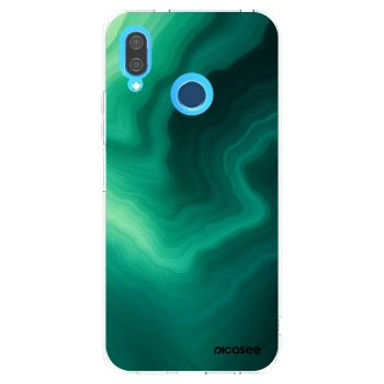Picasee silikonový průhledný obal pro Huawei P20 Lite - Malachite