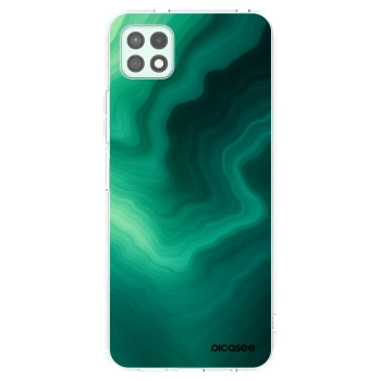 Picasee silikonový průhledný obal pro Samsung Galaxy A22 A226B 5G - Malachite