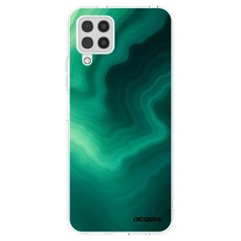 Picasee silikonový průhledný obal pro Samsung Galaxy A22 A225F 4G - Malachite