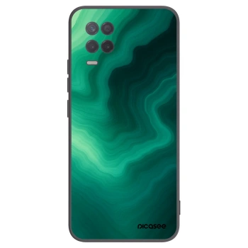 Picasee silikonový černý obal pro Realme 8 5G - Malachite