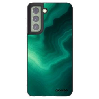 Picasee silikonový černý obal pro Samsung Galaxy S21 FE 5G - Malachite