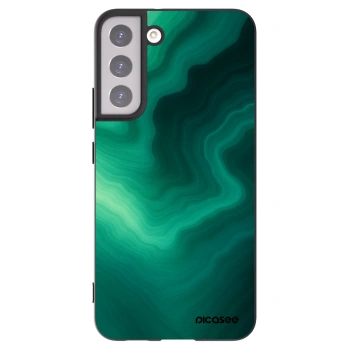 Picasee silikonový černý obal pro Samsung Galaxy S22+ 5G - Malachite