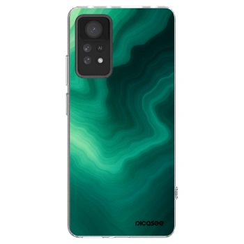 Picasee silikonový průhledný obal pro Xiaomi Redmi Note 11 Pro - Malachite