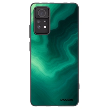 Picasee silikonový černý obal pro Xiaomi Redmi Note 11 Pro 5G - Malachite