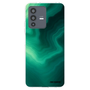 Picasee silikonový průhledný obal pro Vivo V23 5G - Malachite