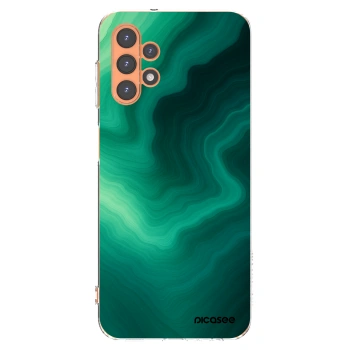 Picasee silikonový průhledný obal pro Samsung Galaxy A13 4G A135 - Malachite