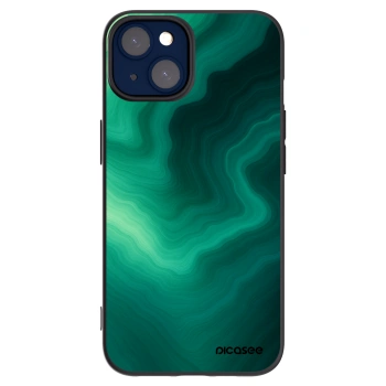 Picasee silikonový černý obal pro Apple iPhone 14 - Malachite