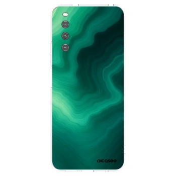 Picasee silikonový průhledný obal pro Sony Xperia 10 IV 5G - Malachite