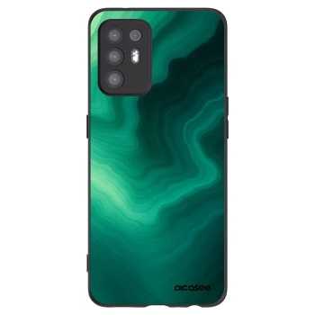 Picasee silikonový černý obal pro OPPO A94 5G - Malachite