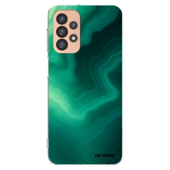 Picasee silikonový průhledný obal pro Samsung Galaxy A23 A236B 5G - Malachite