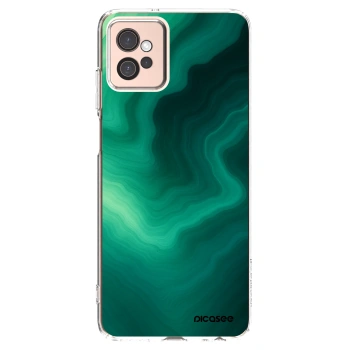 Picasee silikonový průhledný obal pro Motorola Moto G32 - Malachite