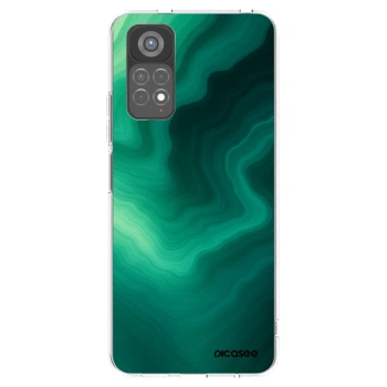 Picasee silikonový průhledný obal pro Xiaomi Redmi Note 11S 5G - Malachite
