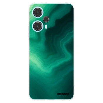 Picasee silikonový průhledný obal pro Xiaomi Poco F5 - Malachite