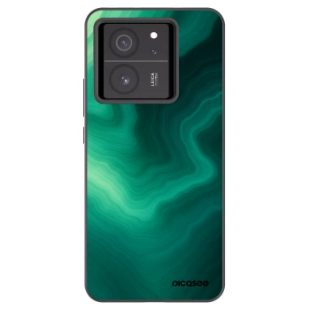 Picasee silikonový černý obal pro Xiaomi 13T - Malachite