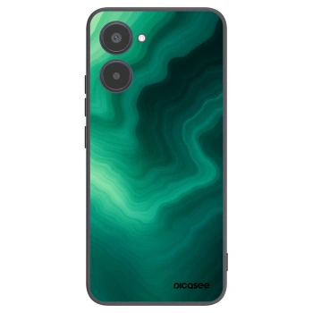 Picasee silikonový černý obal pro Realme 10 4G - Malachite