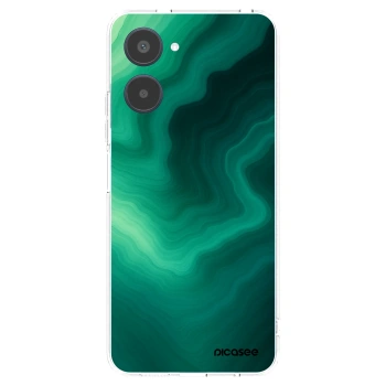 Picasee silikonový průhledný obal pro Realme 10 4G - Malachite