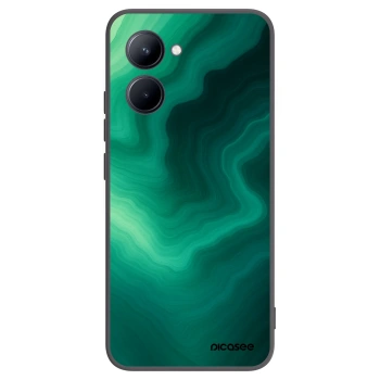 Picasee silikonový černý obal pro Realme C33 (2023) - Malachite