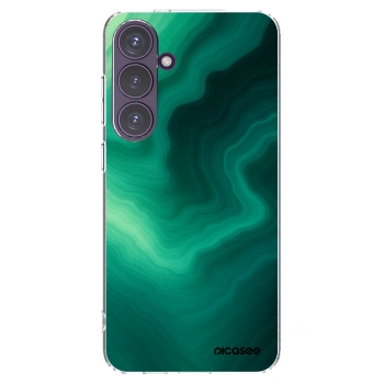 Picasee silikonový průhledný obal pro Samsung Galaxy S24+ S926B 5G - Malachite