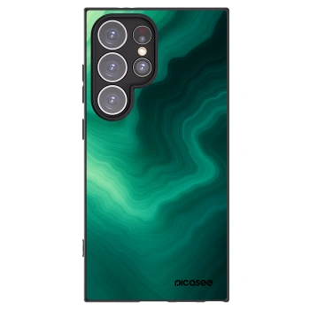 Picasee silikonový černý obal pro Samsung Galaxy S24 Ultra S928B 5G - Malachite