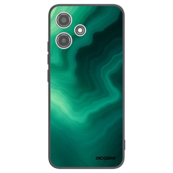 Picasee silikonový černý obal pro Xiaomi Redmi 12 5G - Malachite