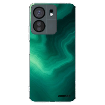 Picasee silikonový průhledný obal pro Xiaomi Redmi 13C 4G - Malachite
