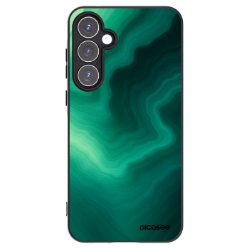 Picasee silikonový černý obal pro Samsung Galaxy A55 5G A556B - Malachite