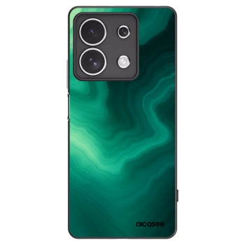 Picasee silikonový černý obal pro Xiaomi Redmi Note 13 4G - Malachite