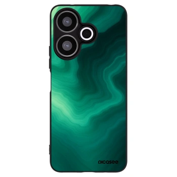 Picasee silikonový černý obal pro Xiaomi Redmi 13 4G - Malachite
