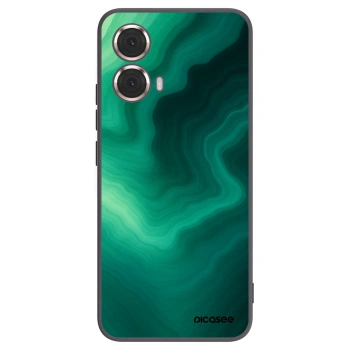 Picasee silikonový černý obal pro Motorola Moto G85 - Malachite