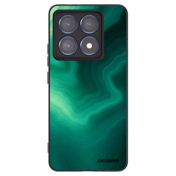 Picasee silikonový černý obal pro Xiaomi 14T Pro - Malachite