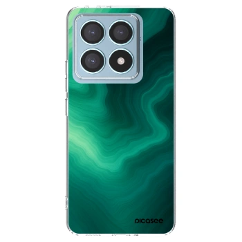 Picasee silikonový průhledný obal pro Xiaomi 14T Pro - Malachite