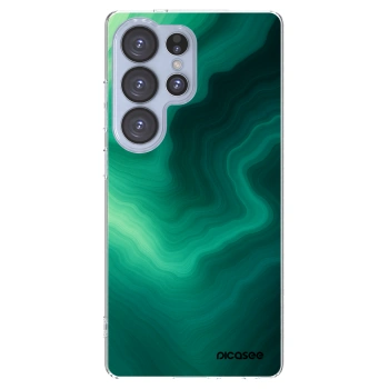 Picasee silikonový průhledný obal pro Samsung Galaxy S25 Ultra 5G - Malachite